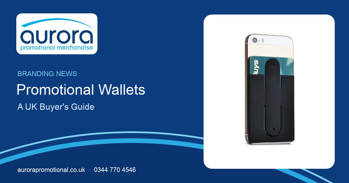 Wallets & Coin Pouches - branded promotional merchandise for UK businesses
