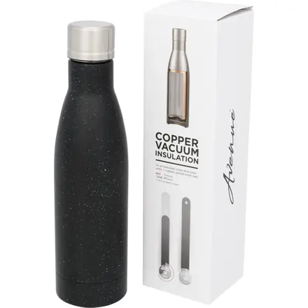 Vasa 500 ml speckled copper vacuum insulated bottle - branded promotional product