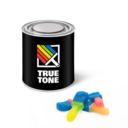 Sweets - Large Paint Tin - Paint Brushes - branded promotional product