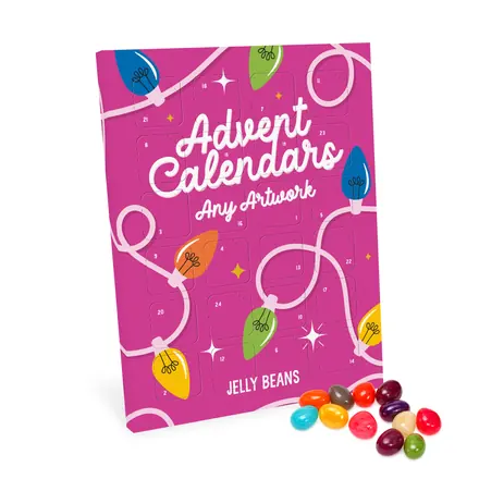 Advent Calendars - Maxi Advent Calendar - Jelly Bean Factory® - branded promotional product