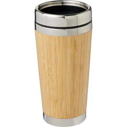 Bambus 450 ml tumbler with bamboo outer - PF Concept promotional product, branded with your logo