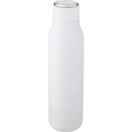 Marka 600 ml copper vacuum insulated bottle with metal loop - branded promotional product