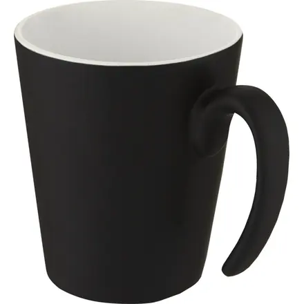 Oli 360 ml ceramic mug with handle - PF Concept promotional product, branded with your logo