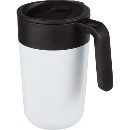 Nordia 400 ml double-wall recycled mug - PF Concept promotional product, branded with your logo