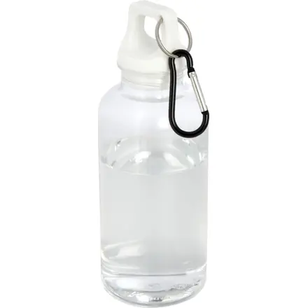 Oregon 400 ml RCS certified recycled plastic water bottle with carabiner - PF Concept promotional product, branded with your logo