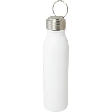 Harper 720 ml RCS certified stainless steel water bottle with metal loop - PF Concept promotional product, branded with your logo