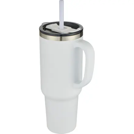 Sydney 1200 ml double wall RCS certified copper vacuum insulated tumbler with straw - PF Concept promotional product, branded with your logo