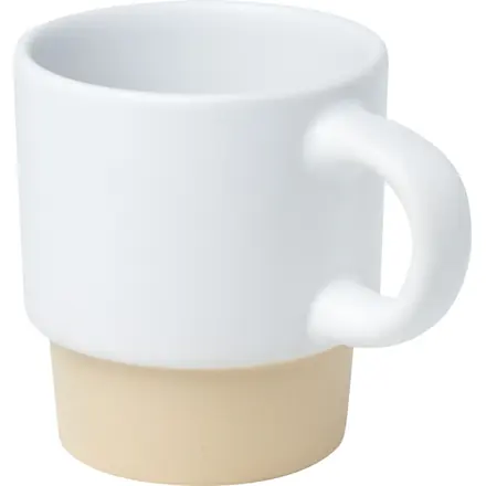 Olympia 130 ml stackable expresso cup with clay bottom - PF Concept promotional product, branded with your logo
