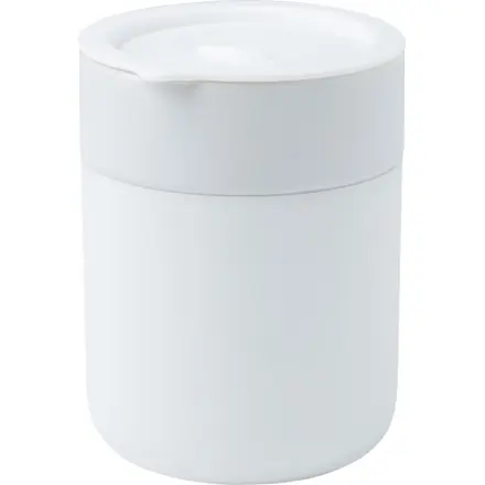 Java 330 ml ceramic tumbler with silicone wrap and plastic lid - PF Concept promotional product, branded with your logo
