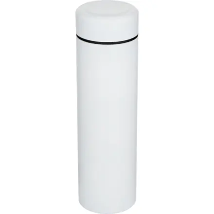 Taylor 450 ml double wall stainless steel flask with tea strainer - PF Concept promotional product, branded with your logo