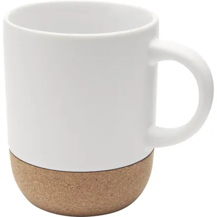 Billie 300 ml ceramic sublimation mug with cork details - PF Concept promotional product, branded with your logo