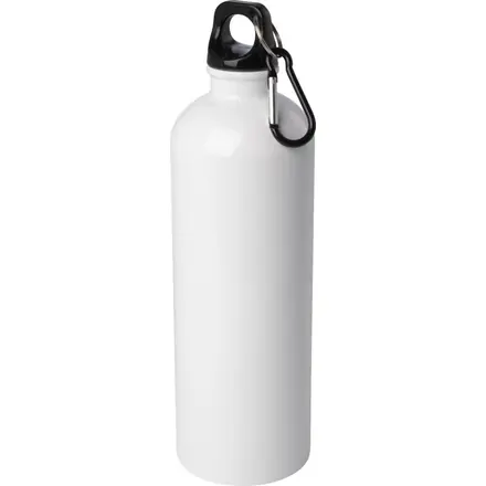 Oregon 750 ml RCS certified single wall stainless steel water bottle with carabiner - PF Concept promotional product, branded with your logo