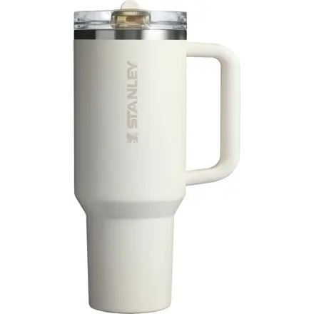Bicchiere Stanley Quencher® ProTour da 1180 ml in acciaio inox riciclato isolato con cannuccia ribaltabile - PF Concept promotional product, branded with your logo