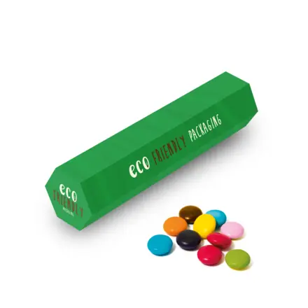 Eco Range - Eco Hex Tube - Cocoa Colours - branded promotional product