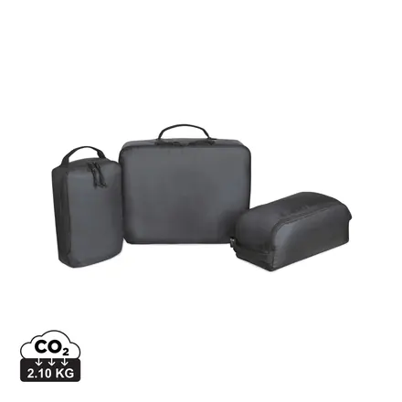 Renew AWARE™ rPET 3 Piece Packing Cube Set - XD Connects promotional product, branded with your logo
