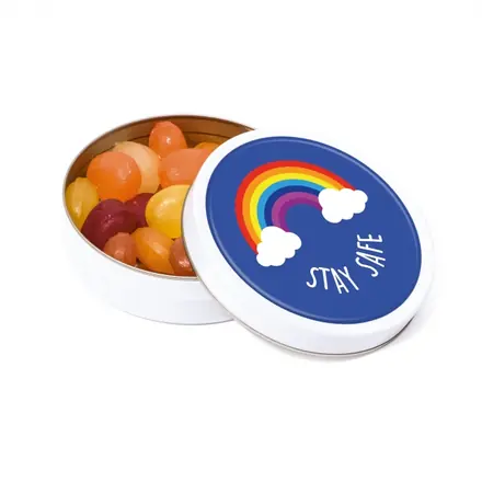 Fruit Drops Sweet Tin - branded promotional product