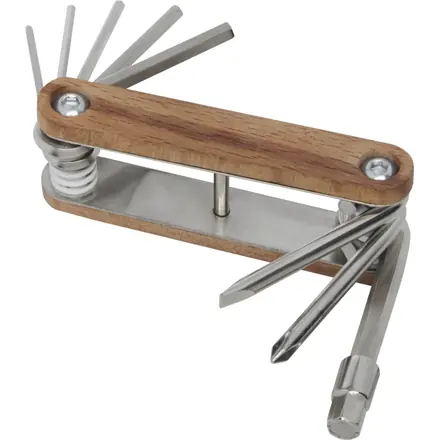Fixie 8-function wooden bicycle multi-tool - PF Concept promotional product, branded with your logo