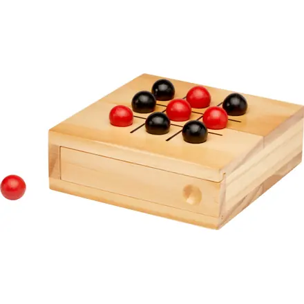 Strobus wooden tic-tac-toe game - PF Concept promotional product, branded with your logo