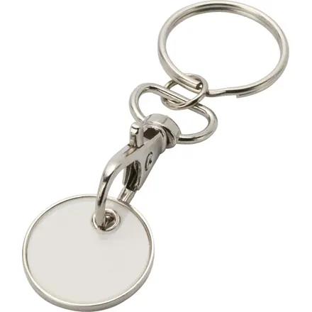 Rory keyring with trolley coin - PF Concept promotional product, branded with your logo