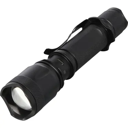 Mears 5W rechargeable tactical flashlight - PF Concept promotional product, branded with your logo