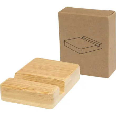 Ebla bamboo phone stand - PF Concept promotional product, branded with your logo