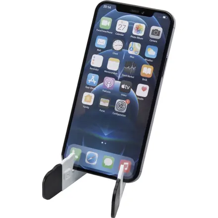 Buna recycled plastic foldable tablet and phone stand - PF Concept promotional product, branded with your logo