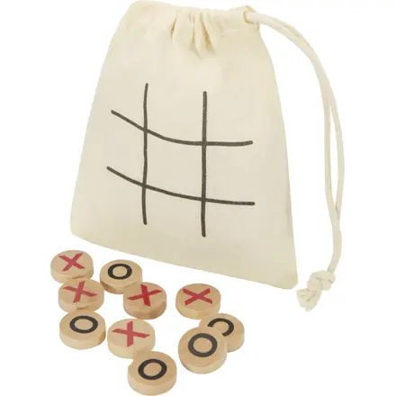 Whorl wooden tic, tac, toe game - PF Concept promotional product, branded with your logo