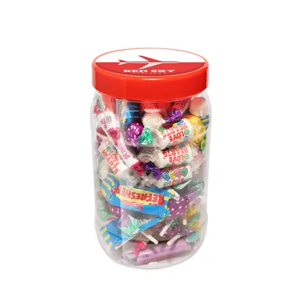 Large Sweet Jar - Retro Mix - branded promotional product