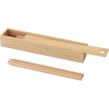 Pines 12-piece wooden pencil set - PF Concept promotional product, branded with your logo
