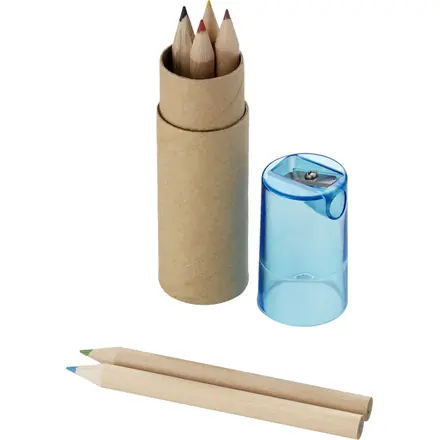 Kram 6-piece coloured pencil set - PF Concept promotional product, branded with your logo