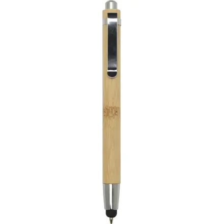 Elm bamboo ballpoint pen (black ink) - PF Concept promotional product, branded with your logo