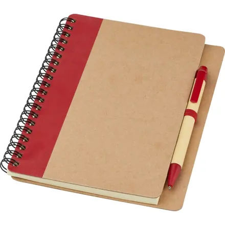 Priestly recycled notebook with pen - PF Concept promotional product, branded with your logo