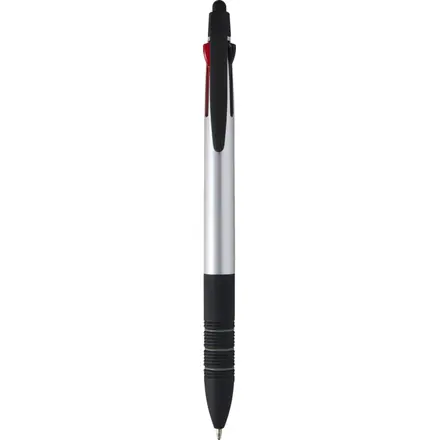 Trine 3-ink RCS recycled ballpoint pen with stylus - PF Concept promotional product, branded with your logo