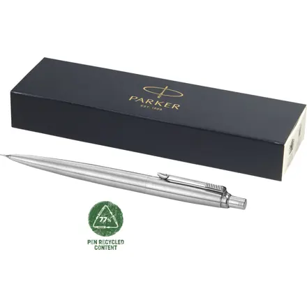 Parker Jotter mechanical pencil with built-in eraser (black ink) - PF Concept promotional product, branded with your logo