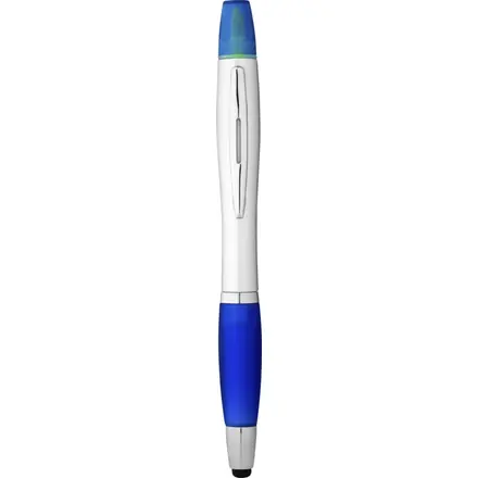 Nash stylus ballpoint pen and highlighter (black ink) - PF Concept promotional product, branded with your logo