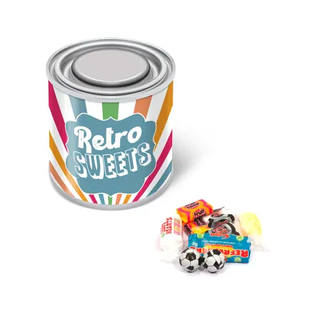 Small Paint Tin - Retro Sweets - branded promotional product