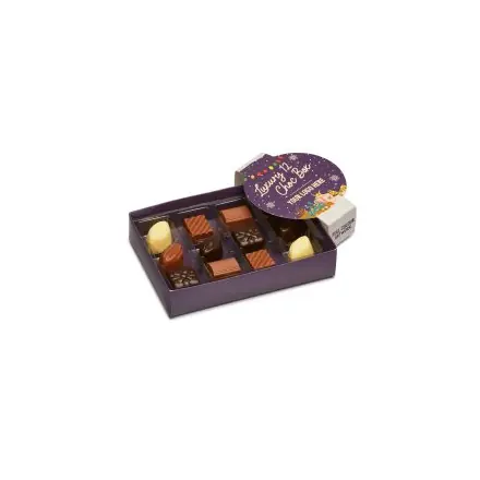 Winter Collection `25 - Luxury 12 Choc Box - Chocolate Truffles - branded promotional product