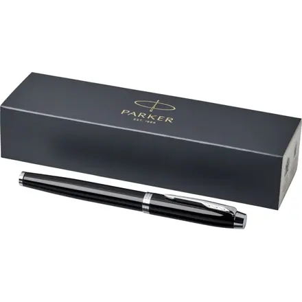 Parker IM fountain pen (blue ink) - PF Concept promotional product, branded with your logo