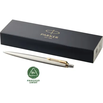 Parker Jotter SS ballpoint pen (blue ink) - PF Concept promotional product, branded with your logo