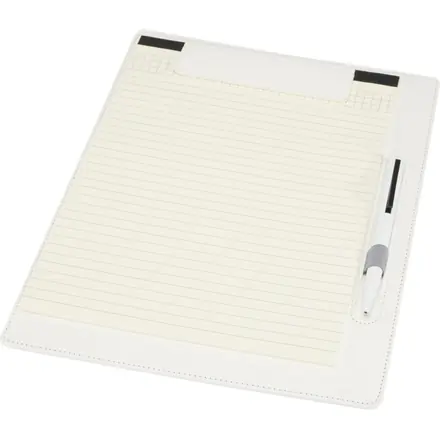 Clast A4 clipboard with magnetic closure and RCS recycled ballpoint pen (black ink) - PF Concept promotional product, branded with your logo