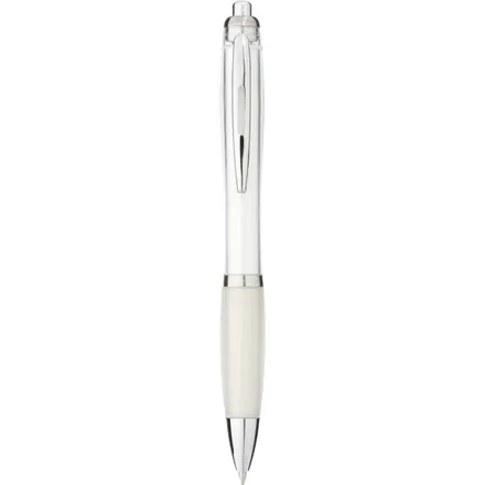 Nash ballpoint pen coloured barrel and grip (blue ink) - PF Concept promotional product, branded with your logo