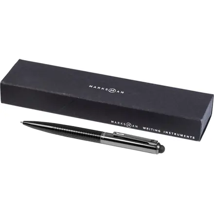 Dash stylus ballpoint pen (black ink) - PF Concept promotional product, branded with your logo