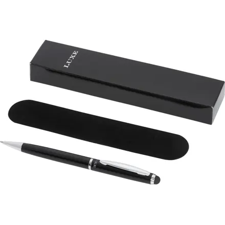 Lento stylus ballpoint pen (black ink) - PF Concept promotional product, branded with your logo