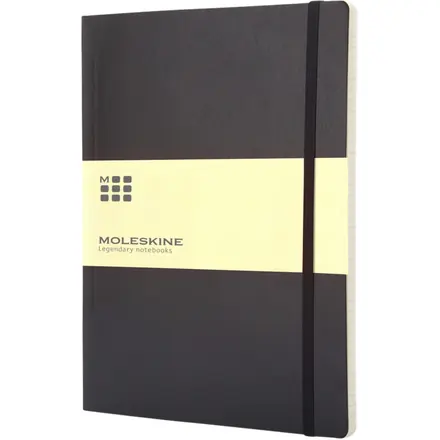 Moleskine Classic XL soft cover notebook - ruled - PF Concept promotional product, branded with your logo