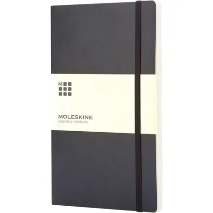 Moleskine Classic L soft cover notebook - plain - PF Concept promotional product, branded with your logo