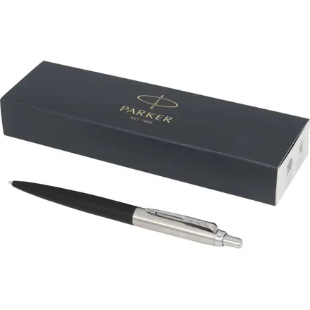 Parker Jotter XL matte with chrome trim ballpoint pen (blue ink) - PF Concept promotional product, branded with your logo