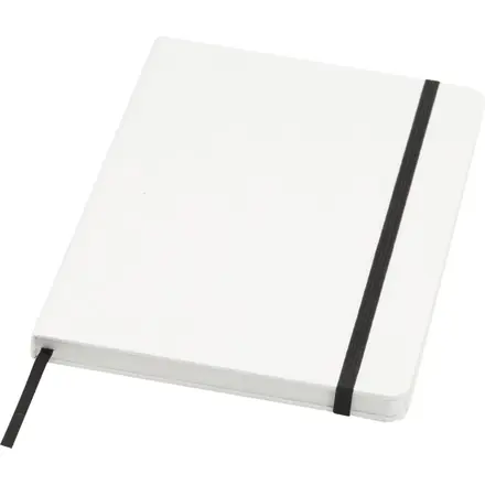Holm A5 stone paper hard cover notebook with lined pages - PF Concept promotional product, branded with your logo