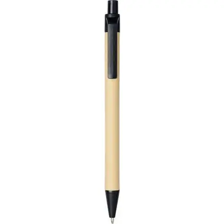 Berk recycled carton and corn plastic ballpoint pen (black ink) - PF Concept promotional product, branded with your logo