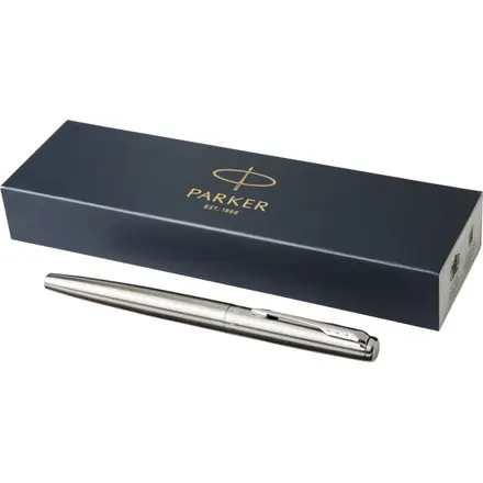 Parker Jotter stainless steel fountain pen (blue ink) - PF Concept promotional product, branded with your logo