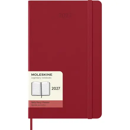 Moleskine hard cover 12 month L daily planner - PF Concept promotional product, branded with your logo